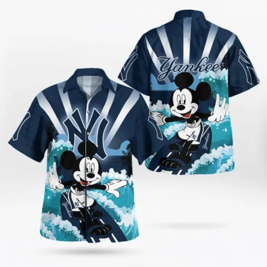 Discover New York Yankees And Mickey Mouse Hawaii Shirt Men Women Unisex