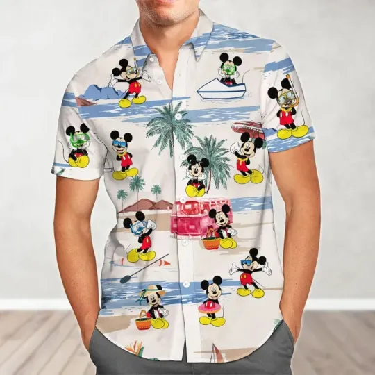 Discover Disney Hawaiian Shirt Mickey Mouse Men Women Unisex