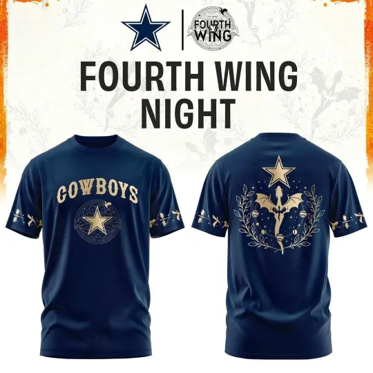Discover Cowboys Fourth Wings Night Edition T-Shirt