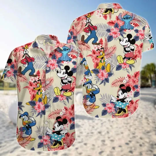 Discover Disney Hawaiian Shirt Mickey And Friends Dance Men Women Unisex