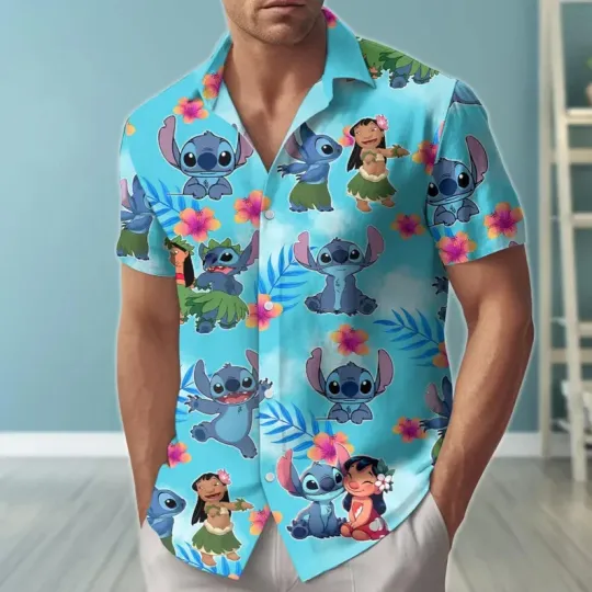 Discover Disney Hawaiian Lilo And Stitch Summer Cute Men Women Unisex