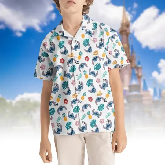 Discover Disney Hawaiian Funny Stitch Fruit Cute Men Women Unisex