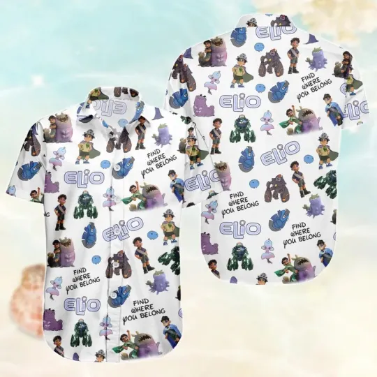 Discover Disney Hawaiian Funny Elio Summer Unisex T-Shirt