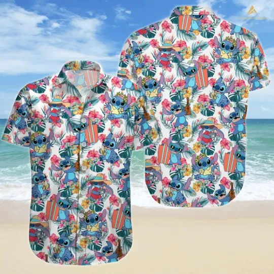 Discover Disney Stitch Aloha Summer  Shirt Holidays Men Women Unisex