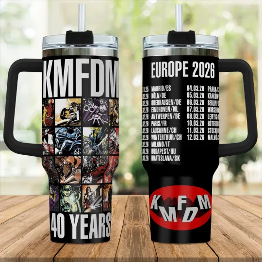 Discover KMFDM music logo Gift For Fans 40oz Tumbler