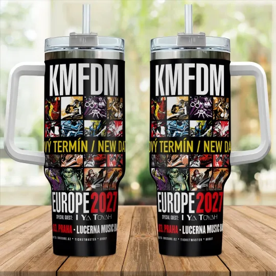 Discover KMFDM 2027 Gift For Fans 40oz Tumbler