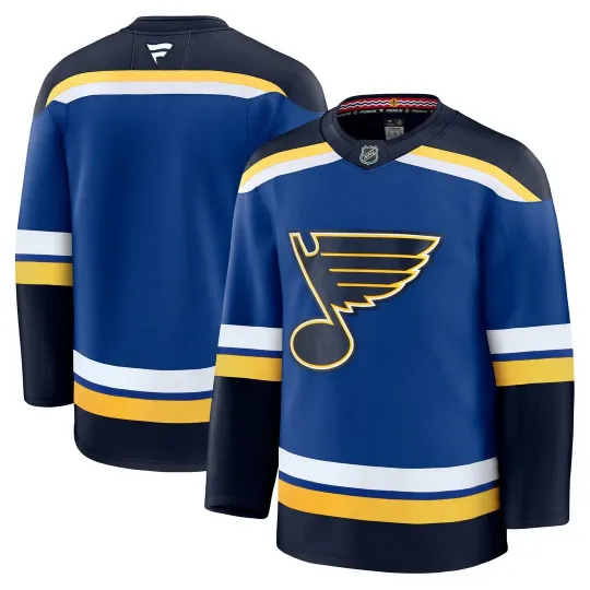 Discover St. Louis Bluess Premium Alternate Printed Jersey