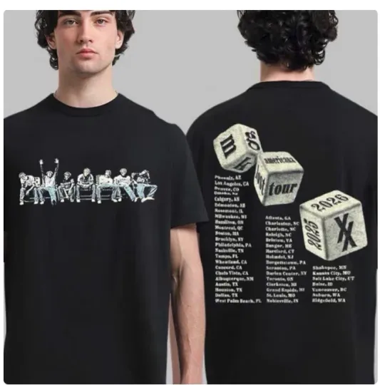 Discover Machine Gun Kelly MGK Lost Americana Tour 2025 2026 Merch T-Shirt