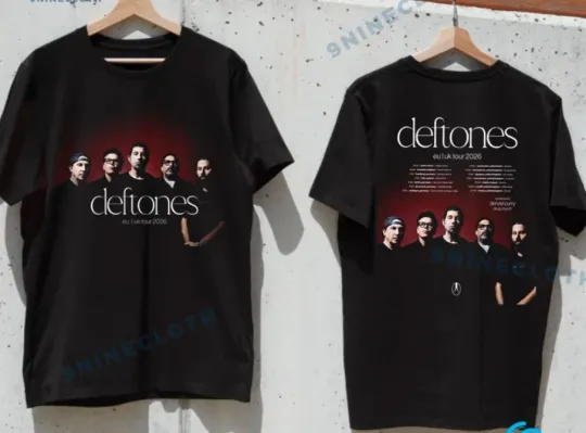 Discover Deftone EU UK Tour 2026 Unisex T-shirt