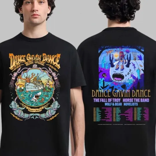 Discover Dance Gavin Dance Summer North America Tour 2026 T-Shirt S-3XL