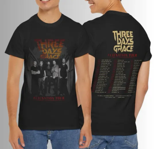 Discover Apparel Concert Tour Three Days Grace Grapich 2026 Shirt