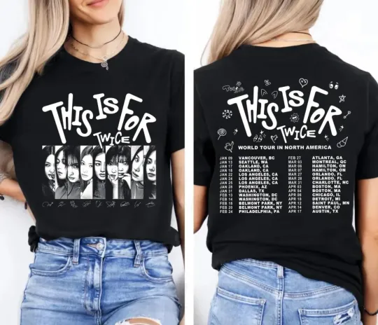 Discover Twice This Is For World Tour in US 2026 Shirt
