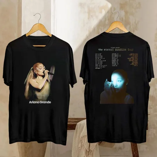 Discover Ariana Tour 2026 Shirt, Ariana The Eternal Sunshine Shirt