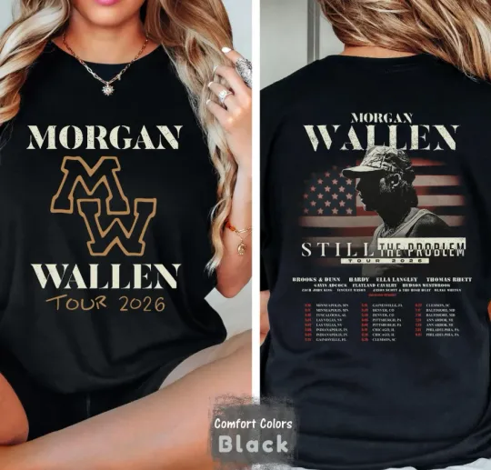 Discover Wallen Western Tour Shirt 2026, Still the Problem Front Back Tee