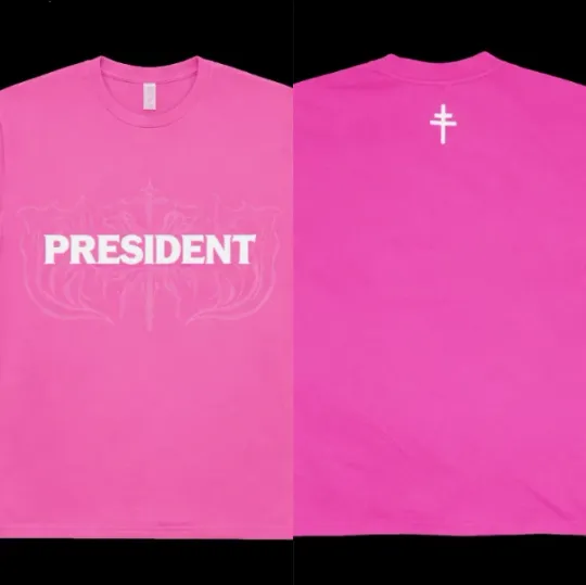 Discover President! Logo Merch Tour 2026 Unisex T-Shirt Fullsize S-5Xl