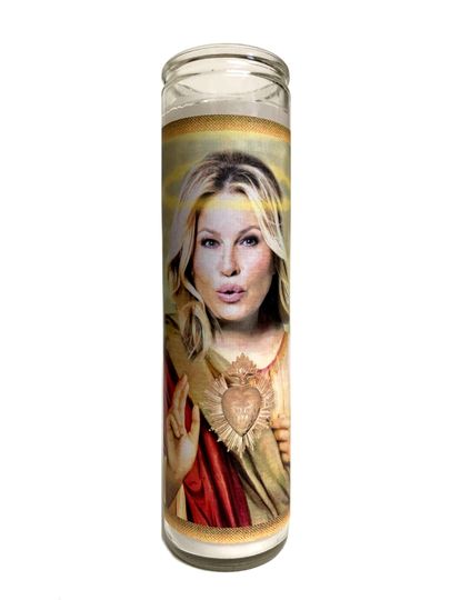 Discover Jennifer Coolidge Prayer Candle - Pop Culture Saint Candle