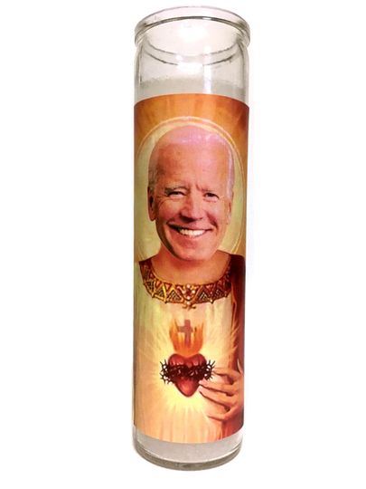 Discover Joe Biden Prayer Candle - Pop Culture Saint Candle