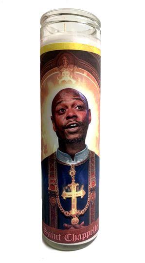 Discover Dave Chappelle Prayer Candle - Pop Culture Saint Candle