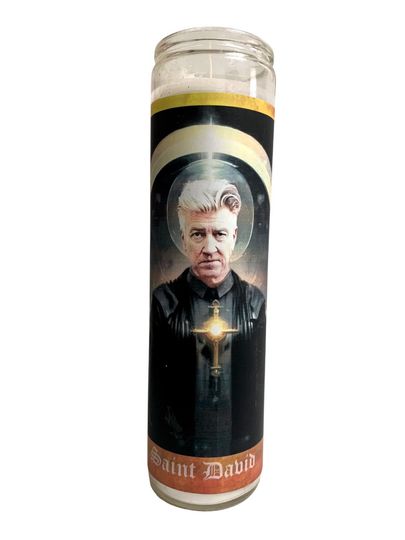 Discover David Lynch Prayer Candle - Pop Culture Saint Candle