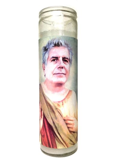Anthony Bourdain Prayer Candle - Pop Culture Saint Candle