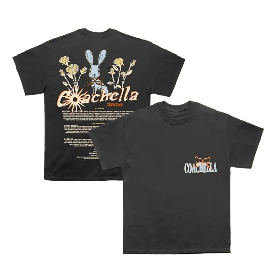 Discover New Coachellla Ribbons & Roses '26 Lineup Graphic T-shirt