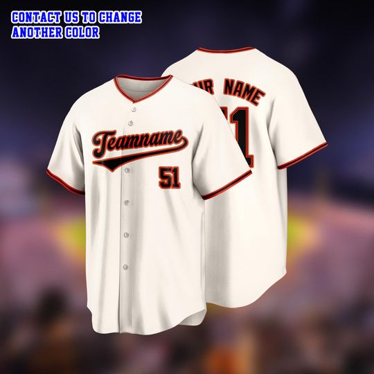 Custom San Francisco Giants Baseball Jersey Personalized Softball Uniform Team Name Number Logo for Fan Shirt Mother's Day