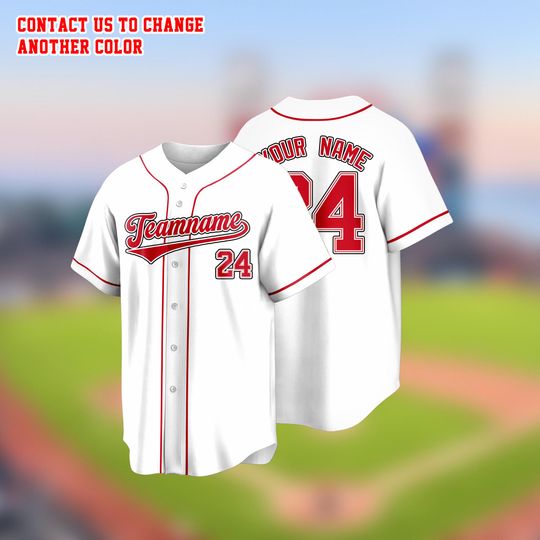 Discover Custom Cincinnati Baseball Jersey Personalized Softball Uniform Team Name Number Logo for Fan American Shirt Mother's Day