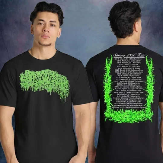 Discover Sanguisugabogg Spring 2026 Tour T-Shirt