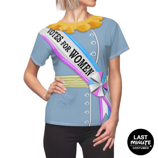 Discover Mary Poppins Costume, Mrs. Banks Suffragette Women's Shirt, Sister Suffragette Costume, Disney Shirts for Women, Disney Costume, Disneyland