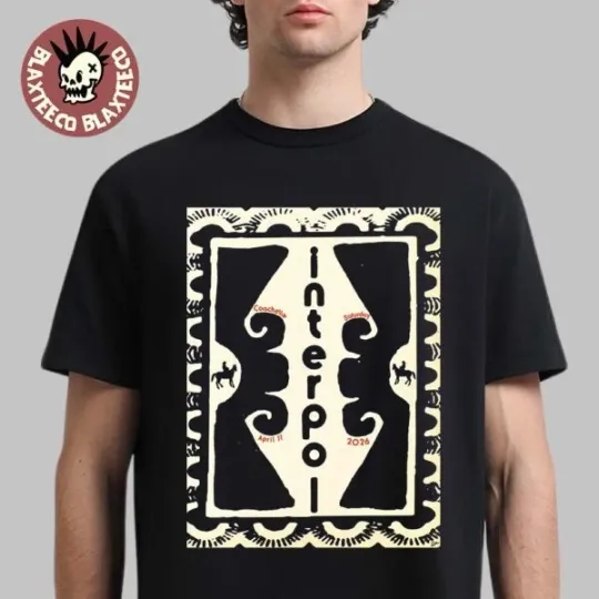 Discover Interpol Coachellla Night 1 Event Poster On April 11 2026 T-Shirt
