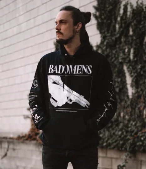 Discover Bad Omen Do You Fell Love 2026 Tour Gun Hoodie