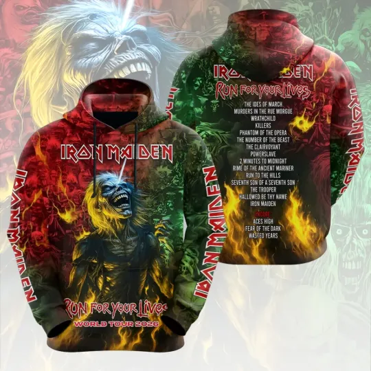 Discover Maiden 2026 World Tour Hoodie