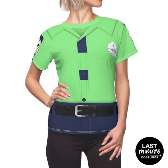 Discover Photopass Cast Member Green Uniforms Women's Shirt, Disneyland Cast Member Costume, Disney World Photopass Cosplay, Walt Disney World Tshirt