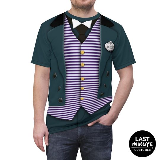 Haunted Mansion Butler Shirts, Haunted Mansion Costume, Disney Haunted Mansion, Disney Halloween Shirts, Magic Kingdom Shirts, Disney Shirt