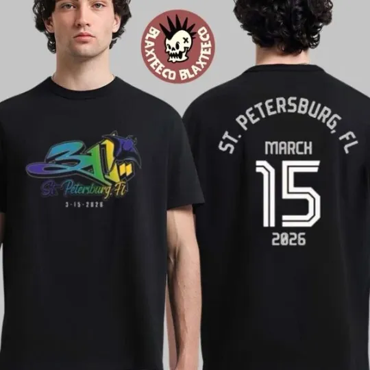 Discover 311 St Petersburg Florida 2026 Event Merch Tee At Vinoy Park On March 15 2026