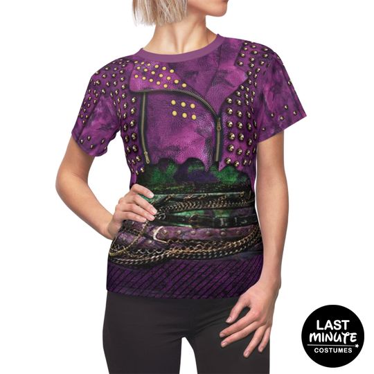 Descendants 2 Costume, Mal Women's Shirt, Mal Cosplay, Mal Costumes, Descendants Birthday, Descendants Costume, Disney Shirts Women