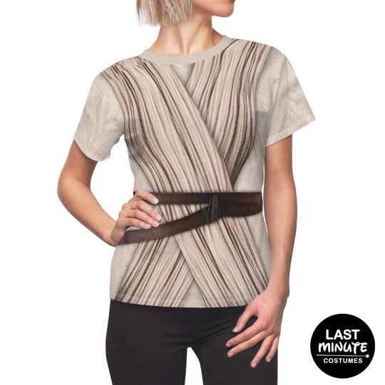 Rey Women's Shirt, Star Wars Cosplay, Star Wars Running Shirt, Star Wars Shirt, Jedi Costume, Jedi Cosplay, Comic Con Shirts, Luke Skywalker