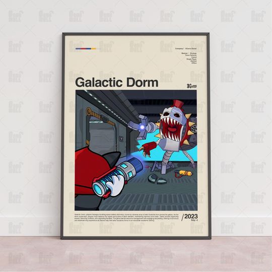 Discover Galactic Dorm Poster, Gaming Room Poster, Gaming Wall Poster, Gaming Print Poster,Game Gift,Video Games Poster,Gaming
