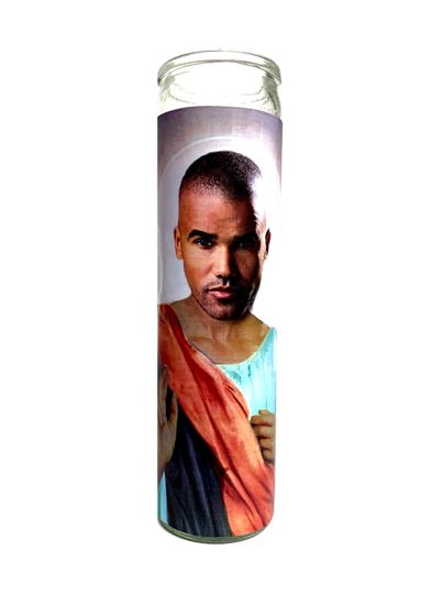 Discover Shemar Moore Prayer Candle - Pop Culture Saint Candle