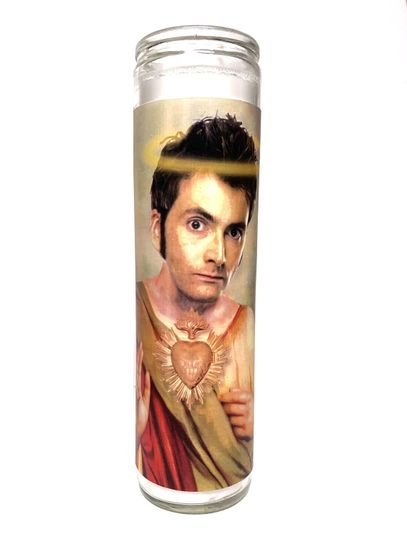 Discover David Tennant (The Doctor) Prayer Candle - Pop Culture Saint Candle