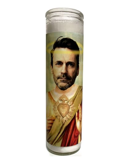 Discover John Hamm Prayer Candle - Pop Culture Saint Candle