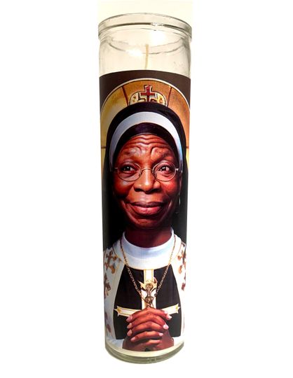 Discover Whoopie Goldberg Prayer Candle - Pop Culture Saint Candle