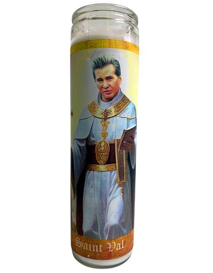 Discover Val Kilmer Prayer Candle - Pop Culture Saint Candle