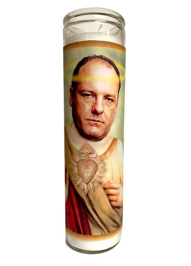 Discover Tony Soprano Prayer Candle - Pop Culture Saint Candle