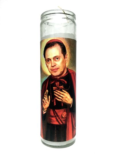 Discover Steve Buscemi Prayer Candle - Pop Culture Saint Candle