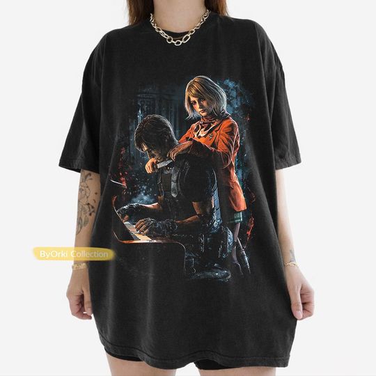 Leon Kennedy Resident Evil 9 Requiem T-Shirt, Grace Ashcroft Unisex Streetwear