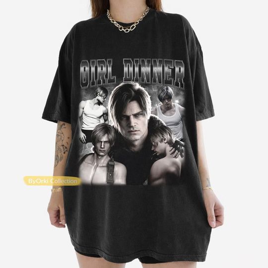Discover Leon Kennedy T-Shirt Resident Evil Requiem Unisex Tee for Men and Women