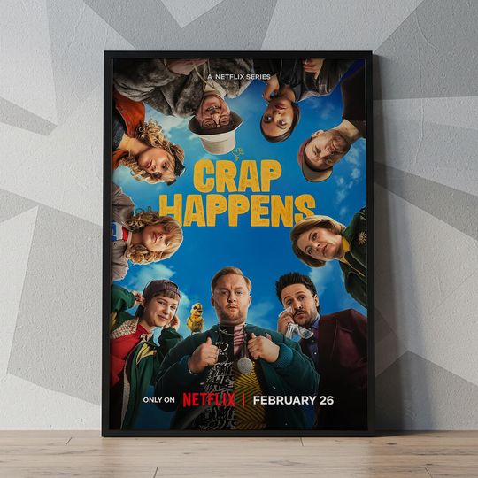 Discover Crap Happens (2026) Movie Poster| Movie Canvas | Wall Art| Poster Unframed| Cover Poster| Canvas Print| Canvas Poster