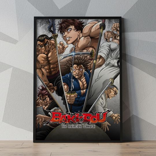 Discover BAKI-DOU: The Invincible Samurai (2026) Movie Poster| Movie Canvas| Wall Art| Poster Unframed| Cover Poster| Canvas Print| Canvas Poster
