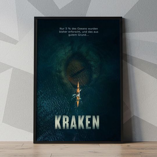 Discover Kraken (2026) Movie Poster | Movie Canvas| Wall Art| Poster Unframed| Cover Poster| Canvas Print| Canvas Poster